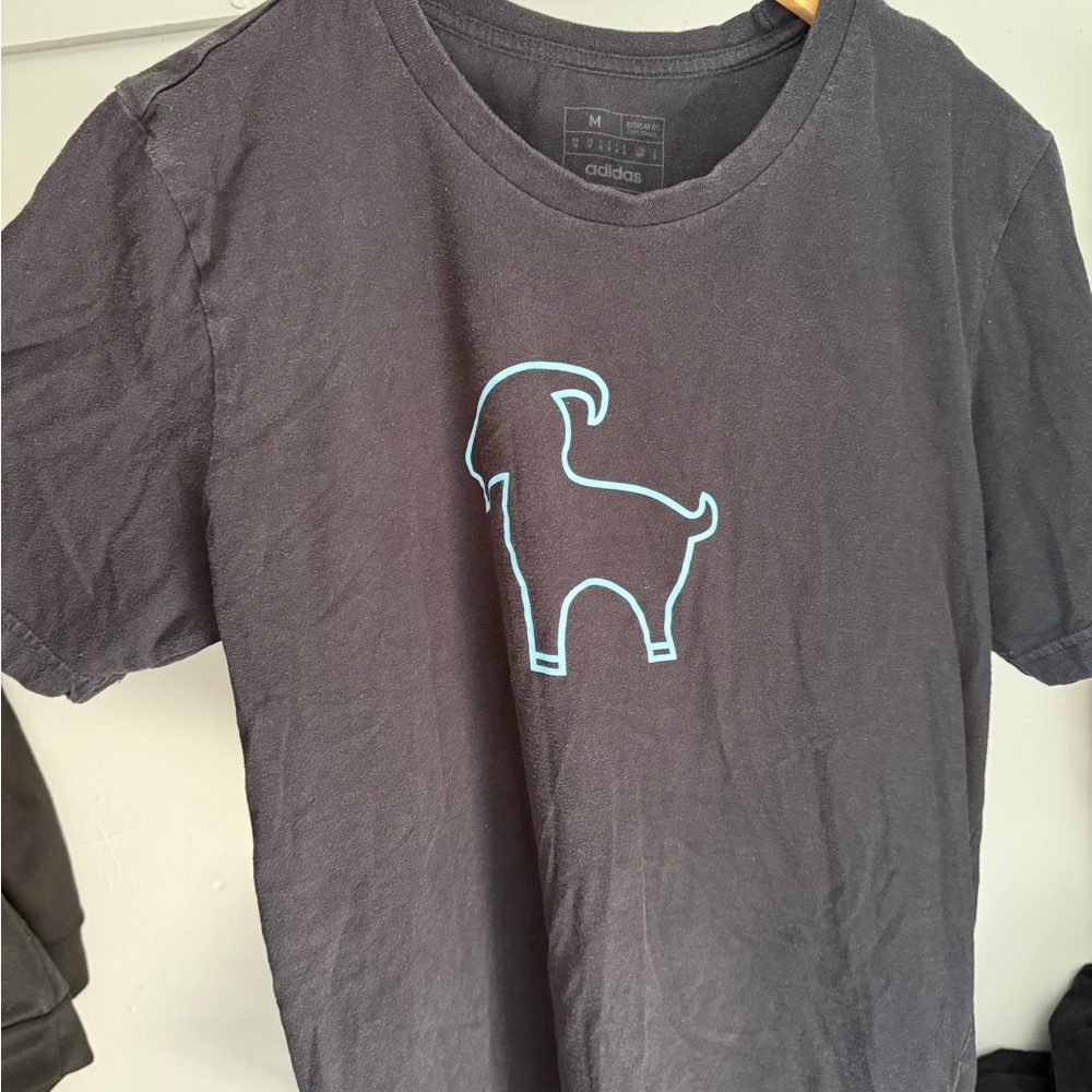 Adidas Black Dog Graphic T-Shirt